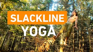 Slackline Yoga Sequence by Julien Desforges [upl. by Sekoorb]