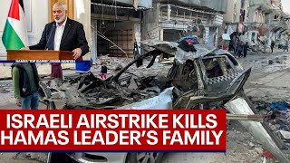 IsraelHamas war Deadly Israeli airstrike kills Hamas leaders sons amp grandkids  LiveNOW from FOX [upl. by Brand193]