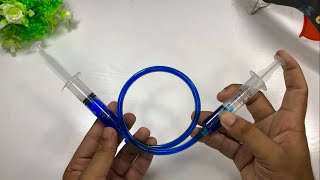 Hydraulic Fan😮School Projects Cool Ideas Life Hacks [upl. by Sheedy]