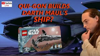 Darth Mauls Sith Infiltrator lego starwars building [upl. by Aihcrop]