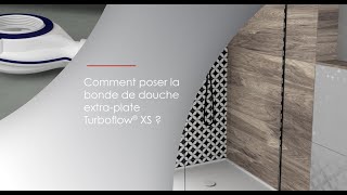 DOUCHE Comment poser la bonde de douche extraplate Turboflow® XS [upl. by Llehcal299]