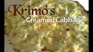 Delicious Krimos Creamed Cabbage [upl. by Nahtanaj106]