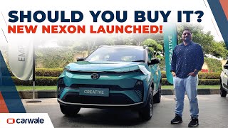 New Nexon and Nexon EV Price from Rs 810 lakh Variants Features Explained  CarWale [upl. by Geibel158]