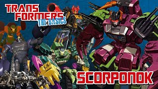 TRANSFORMERS THE BASICS on SCORPONOK [upl. by Llerrud]