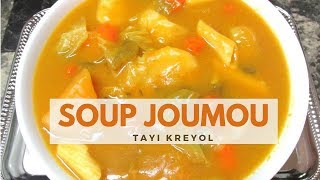 SOUP JOUMOU COLLAB AVÈK HAI NANA  ISTWA 1 JANVIER  BONNE ANNEÉ  HAITIAN CUISINE [upl. by Ynavoeg]