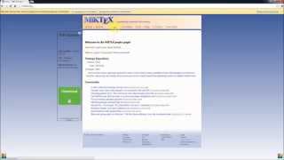 Tutorial Installing LaTeXMiKTeX and Texmaker on a Windows 7 or Windows 10 System Version 2014 [upl. by Anaujal613]