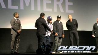 NWA  Straight Outta Compton Movie Premiere Los Angeles August 2015 [upl. by Kirimia]