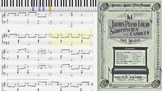 My piano solo of Frog Frolics by R E Hildreth 1915 Fox Trot piano [upl. by Dnalyr]