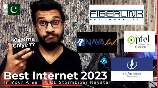 Best Internet In Your Area In Pakistan amp India PTCL Stormfiber Fiberlink Nayatel Cable Net Cybernet [upl. by Irual287]