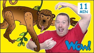 Animals from Steve and Maggie for Kids  Free Speaking Wow English TV [upl. by Losiram890]