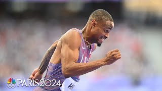 Quincy Hall owns 400m semi books spot in Olympic final for first time  Paris Olympics  NBC Sports [upl. by Ocsirf855]