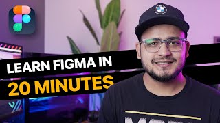 Figma UI Design Tutorial Get Started in Just 20 Minutes 2022  Hindi [upl. by Eitsirhc352]