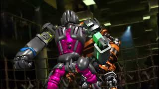 Techno vs orange juice real steel xbox 360 [upl. by Kiefer960]