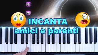 Suona una canzone facile INTERSTELLAR col Piano Pianoforte Pianola [upl. by Yalhsa]