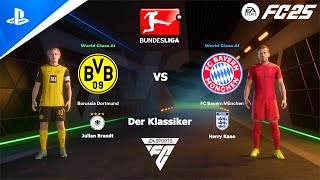 FC 25 PS4  Borussia Dortmund vs Bayern Munchen  Bundesliga 2425 [upl. by Lessirg]