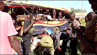 Kamdin accident kills 15  Gulu high way accident claims 15 several injured [upl. by Yesor723]