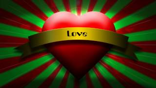 heartbeat amp stripes animation with love lettering  green screen effect [upl. by Attikin866]