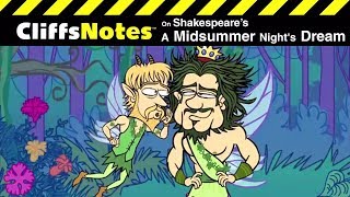 Shakespeares A MIDSUMMER NIGHTS DREAM  CliffsNotes Video Summary [upl. by Litsyrk]