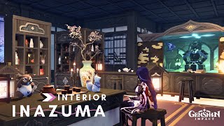 Inazuma Interior ✨  W ID   Serenitea pot genshinimpact sereniteapot genshin gaming [upl. by Ahsiri]