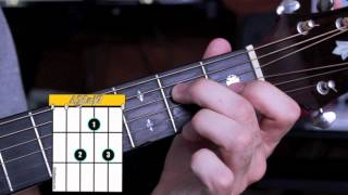 How to Play Amaj7 on Guitar [upl. by Locke]