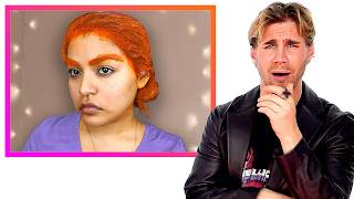 Hairdresser Reacts to Chaotic Copper Hair Makeovers [upl. by Pinzler]