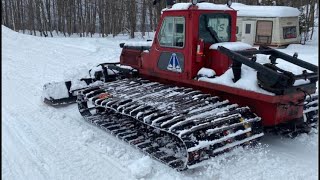 1975 Thiokol DMC 3700 Snowcat Groomer [upl. by Eustasius532]