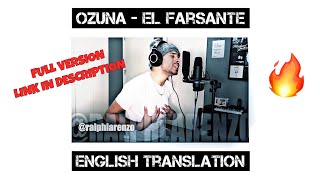 Ozuna  El Farsante English Cover [upl. by Terese]