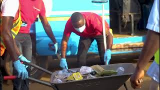 Star Clean Day at the Kaneshie Lorry Station in Accra [upl. by Wildee629]