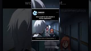 She messed with the strongest person☠️  animemoments anime shorts [upl. by Wolfgang]