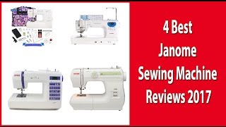 4 Best Janome Sewing Machine Reviews 2020  Compact Sewing Machine with Free Arm [upl. by Hayley]