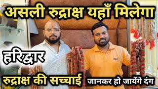 असली रुद्राक्ष यहाँ मिलेगा Rudraksh Shop In Haridwar  Rudraksha Mala  Rudraksh Benefits [upl. by Raimes]