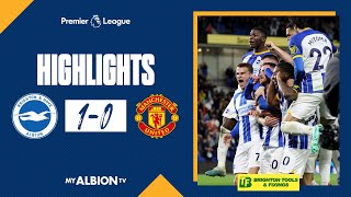 PL Highlights Albion 1 Man United 0 [upl. by Anole]