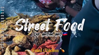 Most Famous Street Food In 🇭🇹 Cap HaitienHaiti  haitianfood okap ayiti [upl. by Eduj]