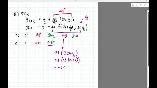 Numerics Lec10d Runge kutta order 2 and 4 to solve ODE Fall 2024 [upl. by Nnylear]