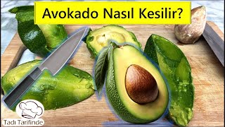 Avokado Nasıl Kesilir 🥑  Adım Adım Kolay Yöntem 🔪 [upl. by Lamphere]