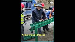 The Process Behind Highway Guardrail Installation 🛣️ [upl. by Regdirb]