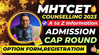 MHT CET Counselling 2023 🥳  After Result Out Next Process 🔥  MHT CET Admission Process 2023 [upl. by Kalikow814]