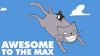 Dubstep Awesome To The Max  Ephixa  Cat surfing animation [upl. by Tamis]