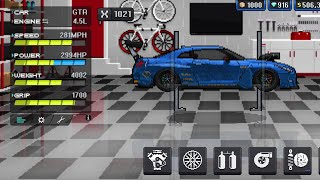 Nissan GTR R35 Build in Pixel Car Racer  THE PIXEL GAMING 2 [upl. by Antsirhc]