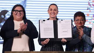 Nuevo decreto garantiza más derechos a las mujeres Conferencia presidenta Sheinbaum [upl. by Esmeralda583]