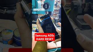 Samsung A05s ✔ HARD RESET  FACTORY RESET passwordunlock shorts youtubeshorts [upl. by Fahey]