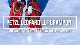 Petzl Leopard LLF Crampon  Sharp Points for Spring Skiing [upl. by Yruj]