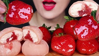 ASMR Tanghulu Candied FruitsChapssaltteok 딸기 탕후루 찹쌀떡 Mukbang Kẹo trái cây フルーツ飴 [upl. by Zetram]