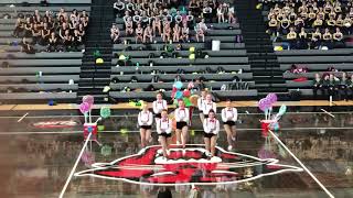 Howell Varsity Pom Senior Kick 2019 [upl. by Aihsekan]