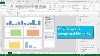 How to Create a Dashboard Using Pivot Tables and Charts in Excel Part 3 [upl. by Iliam]