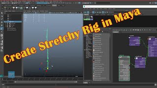 Tutorial on Creating A Stretchy Spline IK Rig in Maya [upl. by Hayman897]