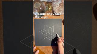 How to draw 3 interlocking Golden Rectangles from the Seed of Life fast [upl. by Aneles]