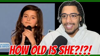 Angelina Jordan Reaction  FIRST TIME HEARING  quotAt Last quot  Angelina Jordan [upl. by Hgielrak278]