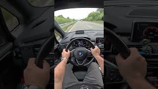 BMW 220i top Speed Germany Autobahn [upl. by Llenahs]