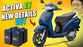 Honda Activa EV Electric Scooter Launch Soon – New Details Out [upl. by Vedetta]